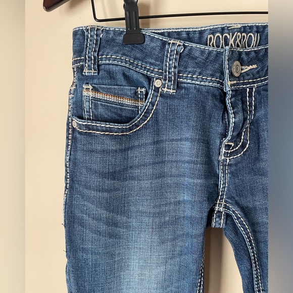 Rock & Roll Cowgirl Denim Original Low Rise Boot Cut Jeans Size 27x38 - Picture 3 of 12